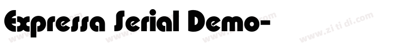 Expressa Serial Demo字体转换